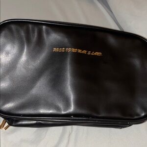 Black Leather Men's Bag Rose of no man’s island